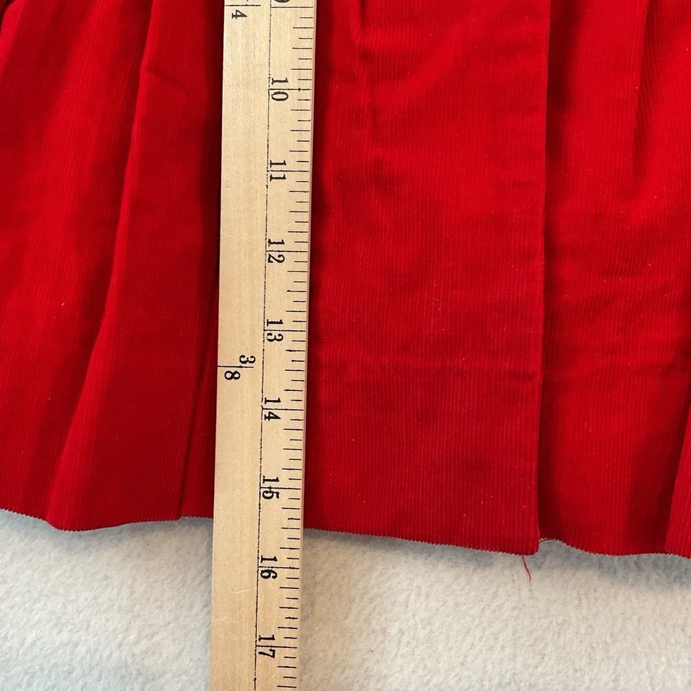 Vintage Baby Duds Of Oklahoma Red Corduroy Coat Jacket Girls Size 1T Lined